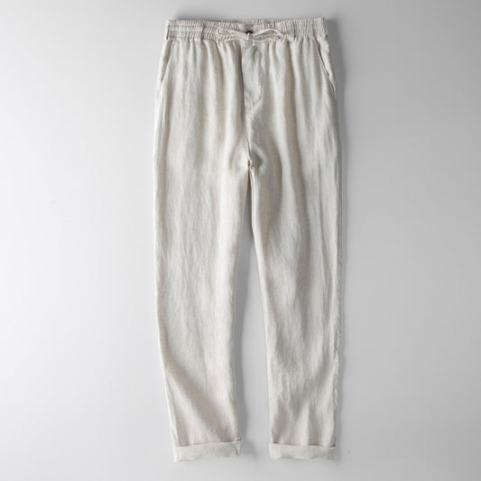 Men's Thin Loose Plus Size Linen Casual Pants