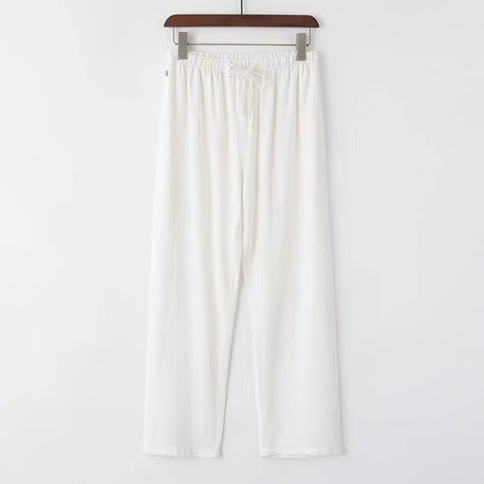 Wind linen straight leg pants